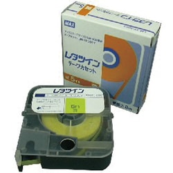 LM-TP305Y [チューブマーカー レタツイン テープカセット5mm幅 黄]