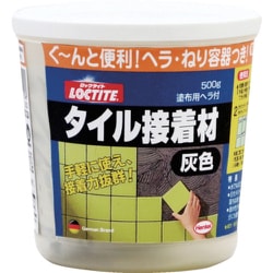 DTS-500 [LOCTITE（ロックタイト） タイル接着材 灰色 塗布用ヘラ付 500g]