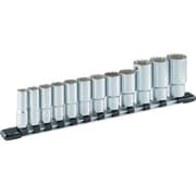 ディープソケットセット(12角・ホルダー付) 12pcs HDL312A