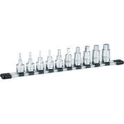 ヘキサゴンソケットセット(インチホルダー付) 10pcs HHB410