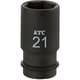 BP4M-21TP [12.7sq.インパクトレンチ用ソケット(セミディープ薄肉) 21mm]