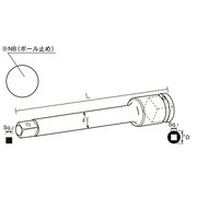 315E [エクステンションバー 差込角9.52x150L]
