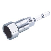 ECS-17LH [電動ドリル用レースウェイ用ソケットロングタイプシール付 17mm]