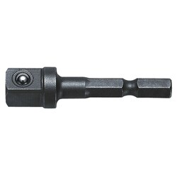 4DA305NB [ドライバーアダプター6.35x対辺四角9.52mmx50Lボール止付]