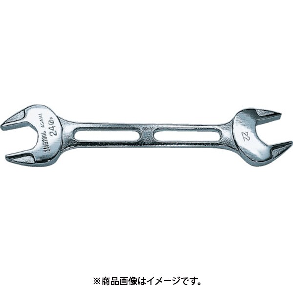 LEX1113 [ライツールやり形両口スパナ11mm×13mm]