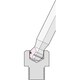 T-8 [六角棒スパナ テーパーヘッド 標準寸法 単品]