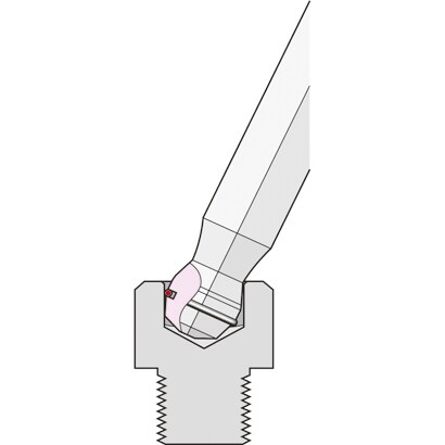 T-8 [六角棒スパナ テーパーヘッド 標準寸法 単品]
