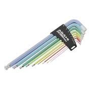 AQUS910 [9色カラー六角棒ボールポイントレンチ9本組]