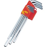 マスターツールロング六角棒L形レンチセット 吋目 9pcs ALB900