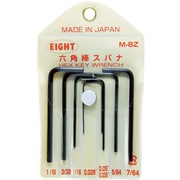 M-8Z [六角棒スパナ 標準寸法 マイクロサイズ ビニールポーチ入 セット]