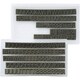 1740073 [差替式ゴム印ユニラバーF-6(6mm)数字・漢字セット]