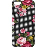 MIP5S-201 [iPhone5Sカバー チェックローズ BK]