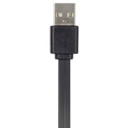 CY-3DSUSFC-BK 3DS/3DSLL用 USB充電フラットケーブル1.2m <ブラック>