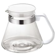 AA0043（WH） [Cafe Wave Glass Pot  カフェウェーブ用耐熱ガラスポット ホワイト]