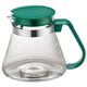 Cafe Wave Glass Pot  カフェウェーブ用耐熱ガラスポット モスグリーン AA0046（MG）