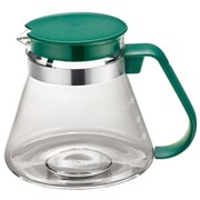 AA0046（MG） [Cafe Wave Glass Pot  カフェウェーブ用耐熱ガラスポット モスグリーン]