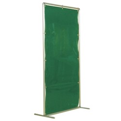 YS-12SC-G [遮光フェンスアルミパイプ 1×2 単体キャスター グリーン]