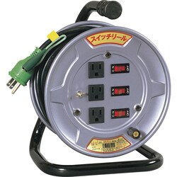 SW-E13 [電工ドラム スイッチリール 100V アース付 10m]