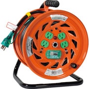 GNF-EB34 [特殊機能付電工ドラム アースチェックリール アース漏電しゃ断器付 30m]