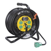 Z-EB34 [電工ドラム マジックリール 100V アース漏電しゃ断器付 30m]