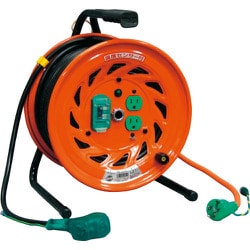RND-EB30S [電工ドラム びっくリール 100V アース漏電しゃ断器付 30m]