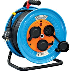 DNW-E330F-20A [電工ドラム 防雨防塵型三相200V 3.5sq電線アース付 30m]