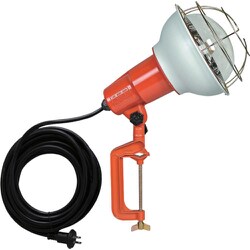RE-505 [防雨型作業灯 リフレクターランプ500W 100V電線5m バイス付]