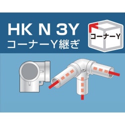 HKN3Y [単管用パイプジョイント コーナーY継ぎ]