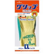 NO310-LL [天然ゴム背抜き手袋 グリップ（ソフトタイプ） LLサイズ グリーン]