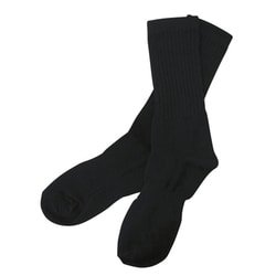 フィットソックス ブラック丸4足組 25.0～27.0cm 6534