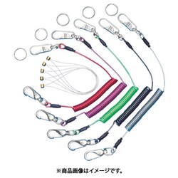 AR430DY [安全ロープ(ステンレス芯)ダイレクトキャッチフック付イエローグリーン]