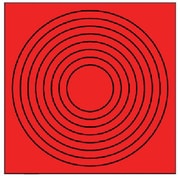 446-85 [ゲージマーカー円形赤・PPステッカー・10枚組]
