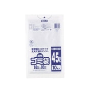 透明ゴミ袋(再生原料タイプ)45L U-45