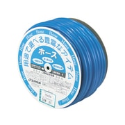 ガゼットホース15×20 クリアブルー 50mドラム巻 GA-1520D50CB