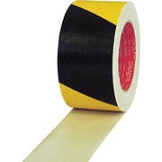 危険表示用布粘着テープ60mm×25m イエロー/ブラック 336200-SS-00-60X25