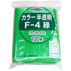 F-4-CG [「ユニパック」 F-4 緑 170×120×0.04 100枚入]
