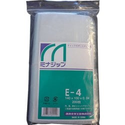 MZE-4 [チャック付ポリエチレン袋 「ミナジップ」]