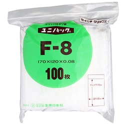 F-8 [「ユニパック」 F-8 170×120×0.08 100枚入]