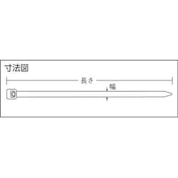ヨドバシ.com - パンドウイット PLT4I-C0 [結束バンド 耐候性黒] 通販