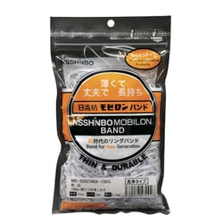 MB-10063WA-100G [モビロンバンド100X6X0.3白/洗浄タイプ100G]
