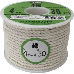RC-2 [ロープ 綿ロープボビン巻 4φ×30m]