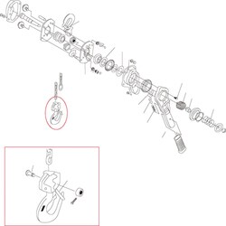 L5BA016-90452 [LB016用部品 クサリ止めリンク]