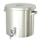 ST-W-30 [ステンレスタンク ストレート貯蔵用タンク(蛇口付) 20L]