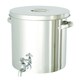 ST-W-36 [ステンレスタンク ストレート貯蔵用タンク(蛇口付) 36L]
