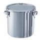 CTH-24 [ステンレスタンク ストレートクリップ式密閉タンク(フタ付) 10L]