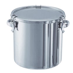 CTH-24 [ステンレスタンク ストレートクリップ式密閉タンク(フタ付) 10L]