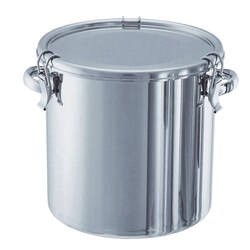 CTH-39 [ステンレスタンク ストレートクリップ式密閉タンク(フタ付) 45L]