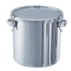 CTH-47H [ステンレスタンク ストレートクリップ式密閉タンク(フタ付) 100L]