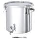 CTH-W-24 [ステンレスタンク ストレート密閉タンク(蛇口付) 10L]