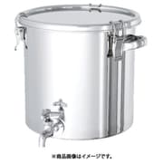CTH-W-24 [ステンレスタンク ストレート密閉タンク(蛇口付) 10L]